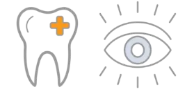 Tooth and Open Eye Icon
